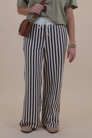 Laid-Back Lines Wide-Leg Pants