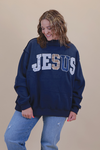 Faithful Patchwork Pullover