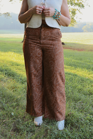 Saddlebrook Paisley Pants