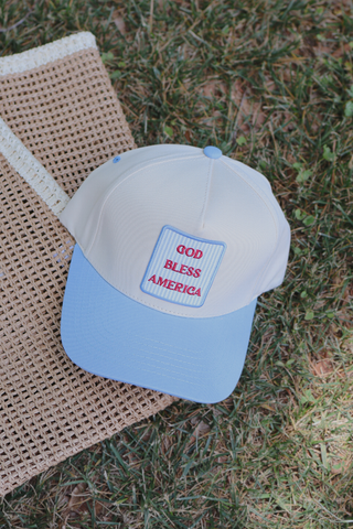 God Bless America Trucker Hat