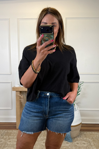 Everyday Ease Textured Pocket Tee