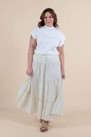 Meadowlight Tiered Floral Maxi Skirt