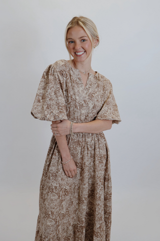 Golden Dusk Maxi Dress