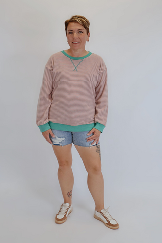 Blush Stitch Pullover