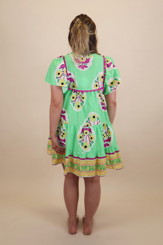 Playful Pursuits Floral Mini Dress