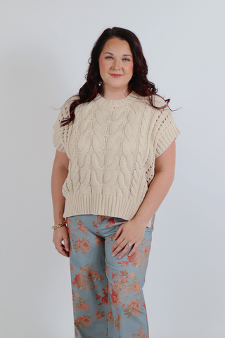 Darling Days Cable Vest
