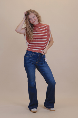 Clay Stripe Sweater Vest