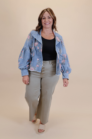 Wildflower Wash Vintage Denim Jacket