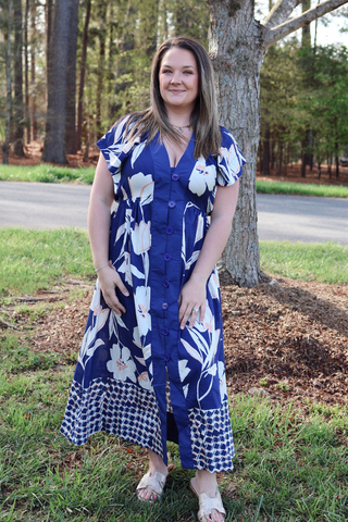 Feeling Fancy Floral Midi Dress