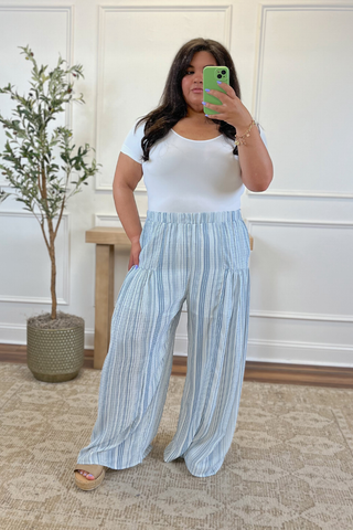 Ocean Air Stripe Pants