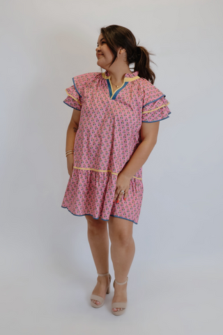 Flutter & Bloom Mini Dress