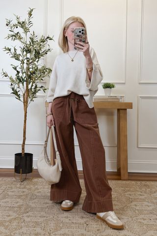 Comfort Waffle Knit Top