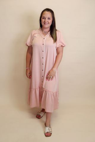 Take Your Time Midi Dress