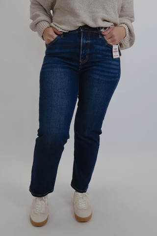 Brynn Cropped Straight Leg Jeans