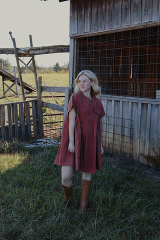 Clay Canyon Pleated Dress