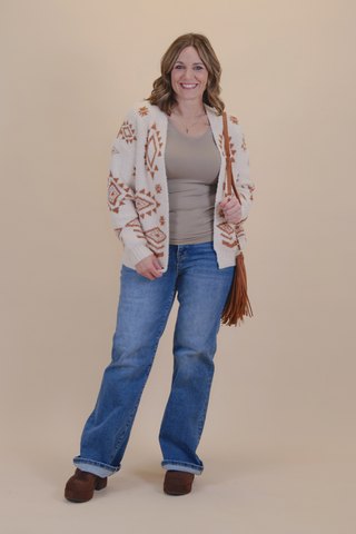 The Dakota Aztec Sweater Cardigan