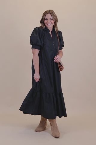 Midnight Muse Midi Dress