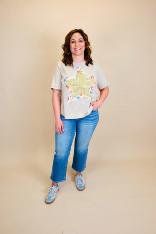 Patchwork Star Tee