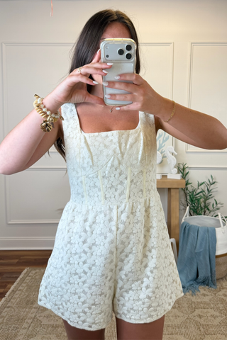 Everlasting Love Lace Romper