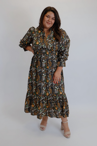 Wildflower Embrace Midi Dress