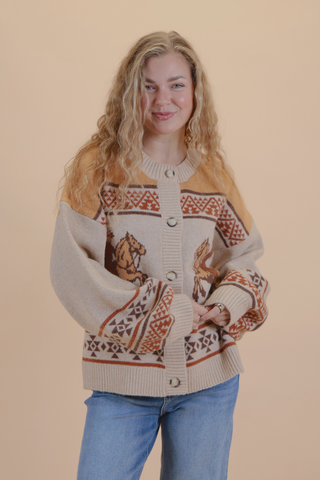 Wild West Rider Knit Cardigan