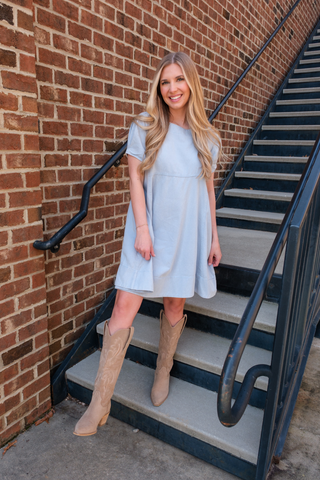 She's So Classic Denim Dress