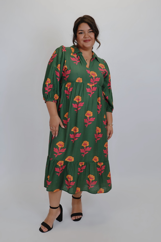 Woodland Whisper Midi Dress