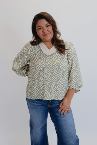 The Evergreen Escape Top