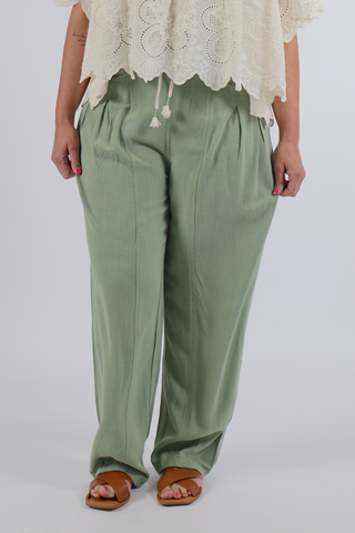 Olive Grove Barrel Pants