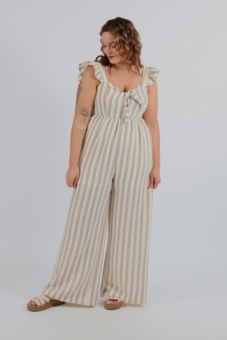 Sandy Shores Stripe Jumpsuit