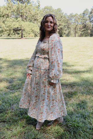 Paisley Daydream Smocked Maxi Dress