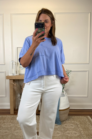 Vintage Replay Crop Knit Top