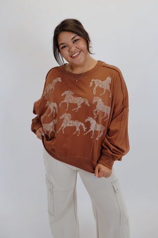 Sunset Stampede Pullover