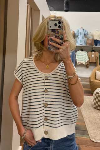 Sienna Harbor Stripe Top