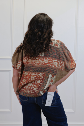 Artisanal Dolman Sleeve Top