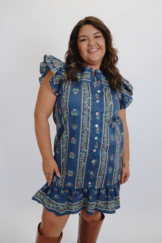 Meadow Charm Ruffle Dress