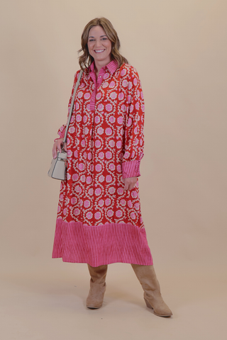 Rosie Bloom Midi Dress