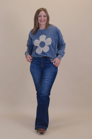 Bluebell Bloom Pullover