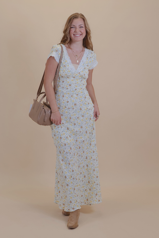 Prairie Blossom Midi Dress