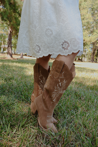 Flora Suede Boots