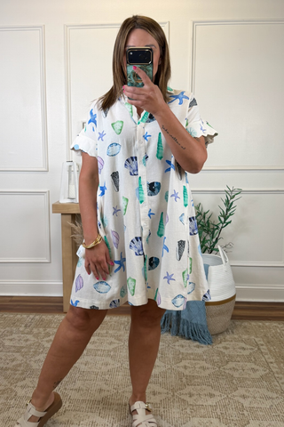 Seaside Treasures Shirt Dress