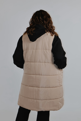 The Aspen Lane Longline Puffer Vest