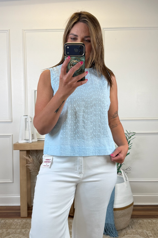 Simply Sweet Eyelet Top