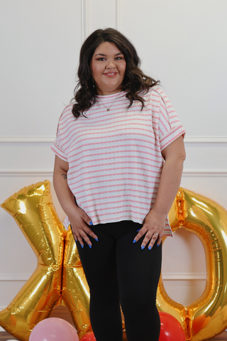 Lily Stripe Boxy Tee