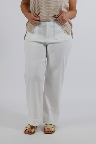 Harbor Breeze Scallop Wide Leg Pants