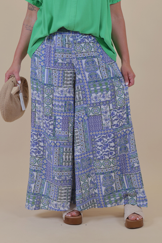 Harbor Tile Wide Leg Pants