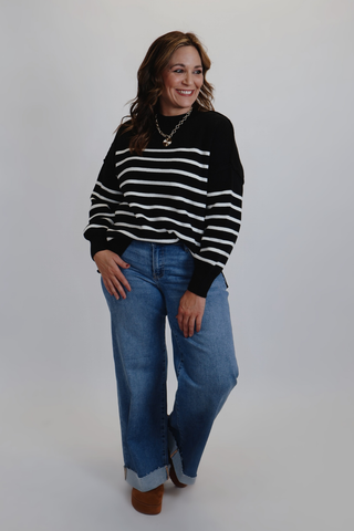 City Stroll Striped Sweater