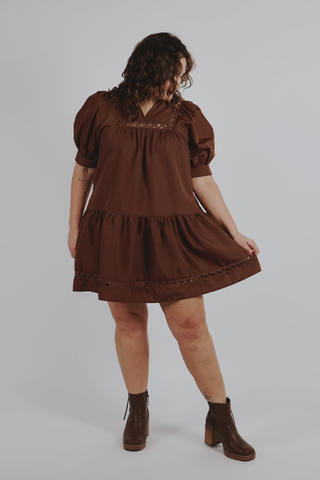 Cocoa Charm Mini Dress