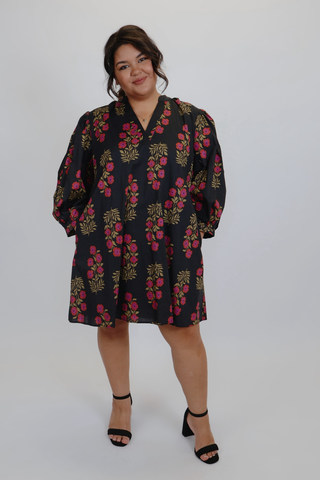 Wildflower Ruffle Mini Dress