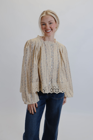 The Buttercream Bloom Top